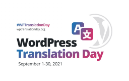 Join us for WordPress Translation Day Global Events in September 2021